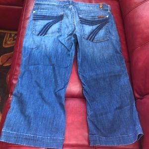 Crop Dojo 7 For All Mankind jeans.